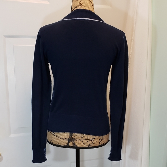 CAbi Centerfield Navy Blue Cardigan - Picture 4 of 8